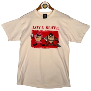 Vintage '96 Taz 'Love Slave' Warner Bros Graphic Tee - White