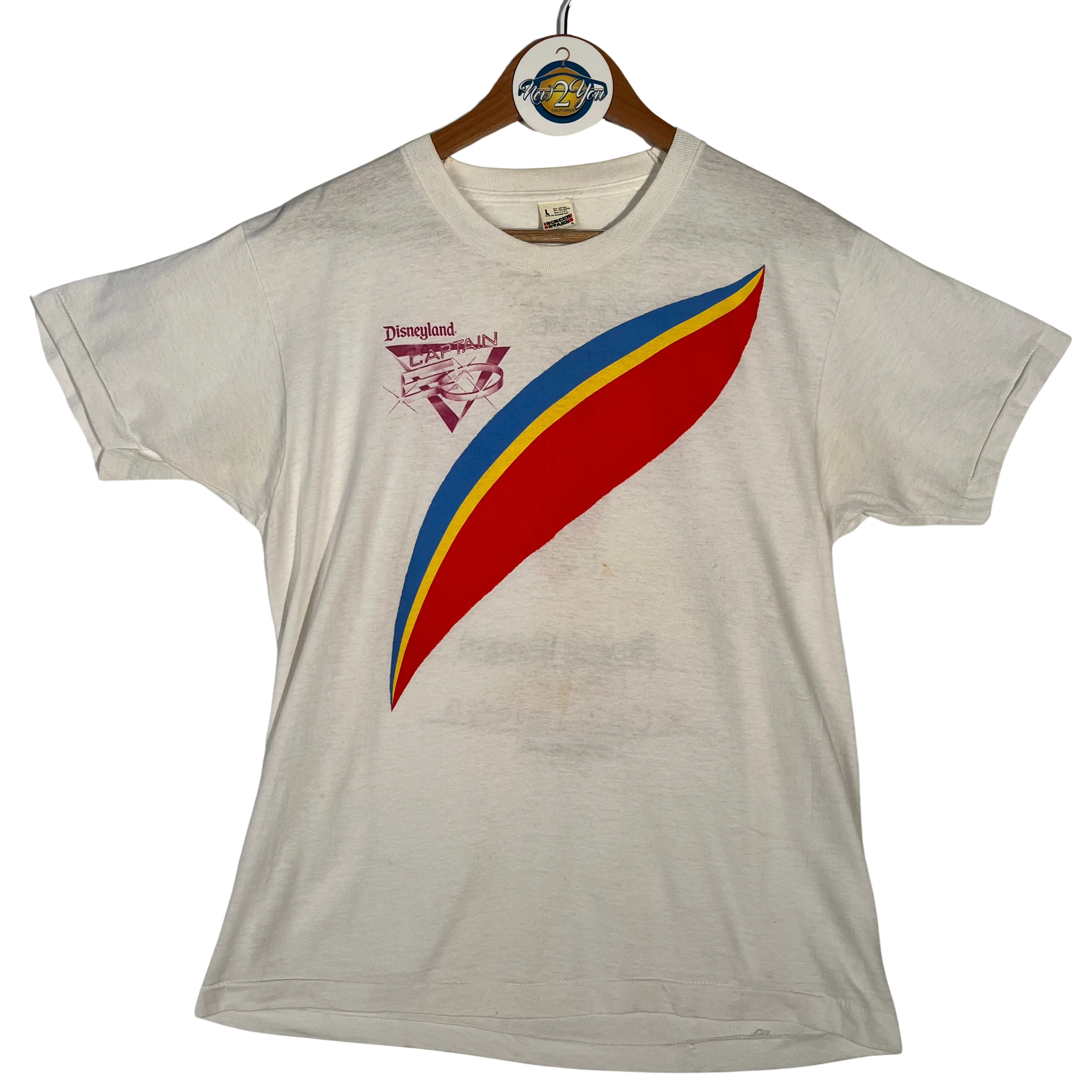 VTG '86 Captain EO Weekend Premier Disneyland Tee - White