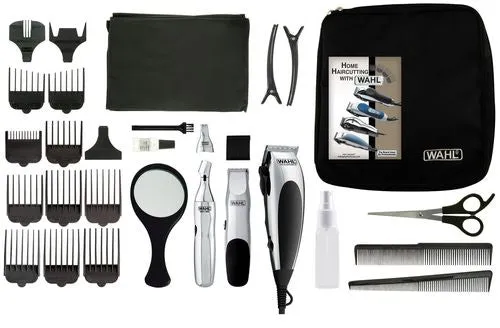 Wahl Signature Series 30 Piece Home Barber Kit! Includes Multi-cut Trimmer, Detailed Trimmer with self sharpening blades, Personal trimmer