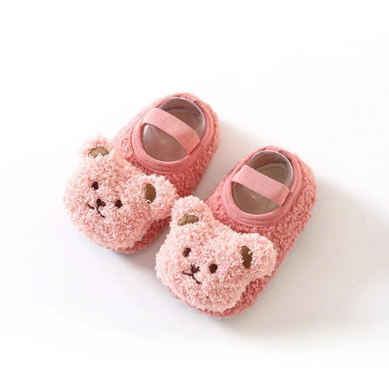 Warm And Soft - Fluffy Children's Slippers With Non - Slip Soles