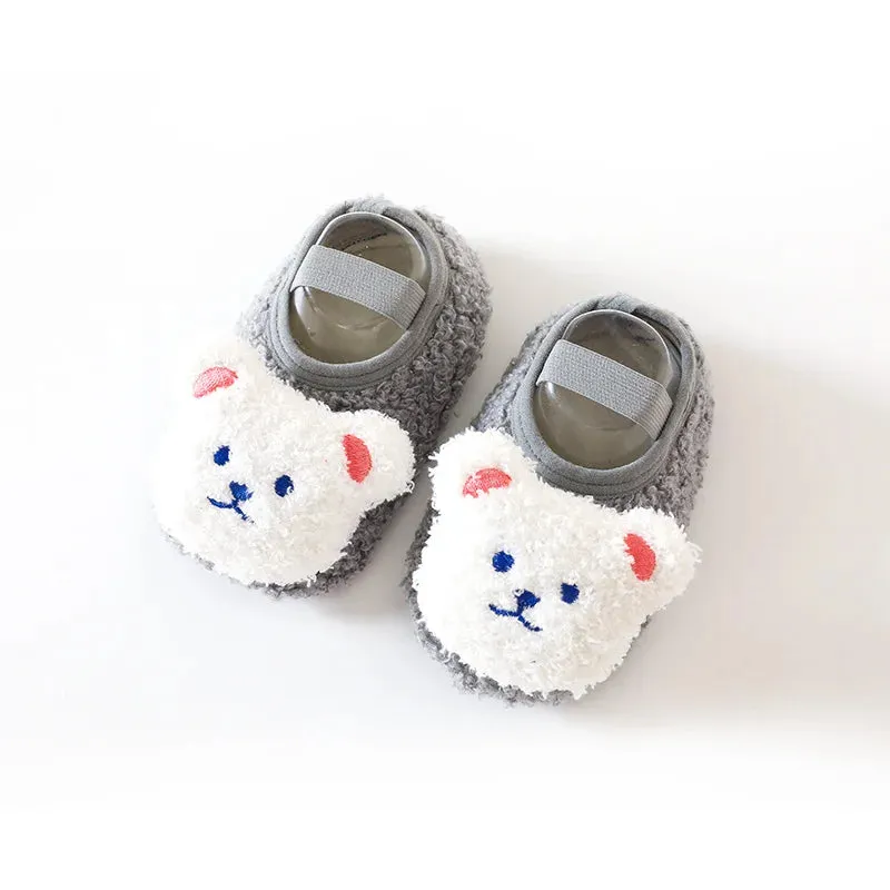 Warm And Soft - Fluffy Children's Slippers With Non - Slip Soles