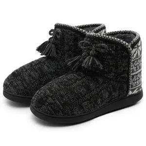 Warm Woolen Knit Winter Slippers