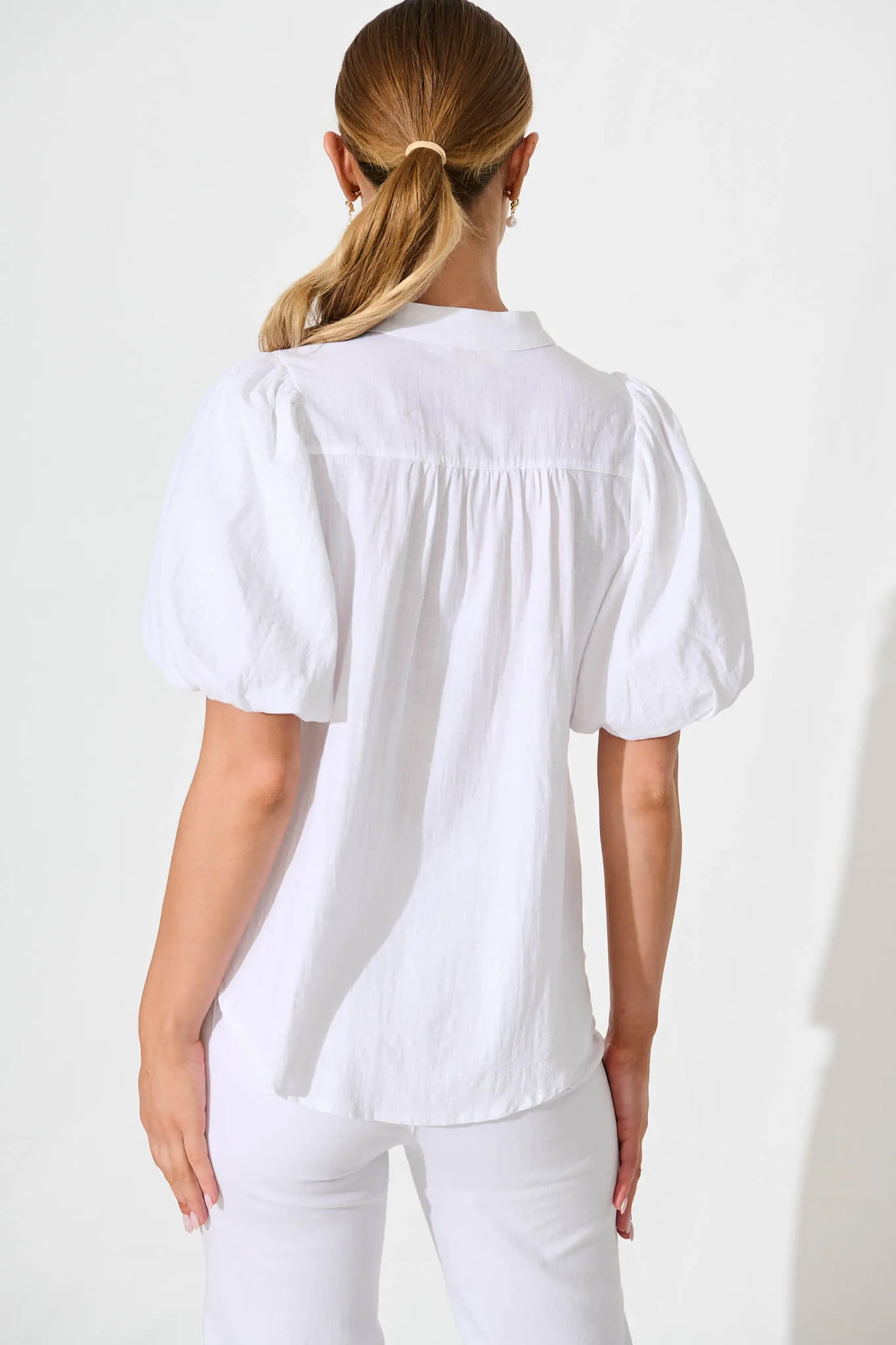 White Cotton Classic Shirt