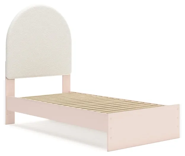Wistenpine Twin Upholstered Panel Bed with Storage