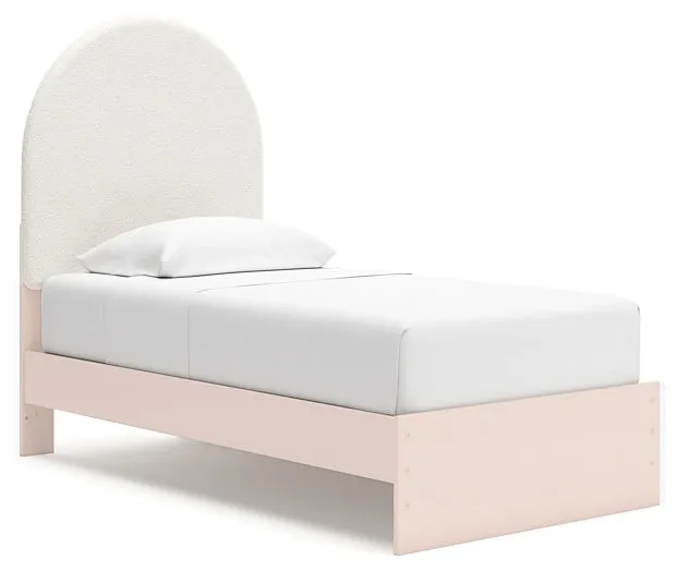 Wistenpine Twin Upholstered Panel Bed with Storage
