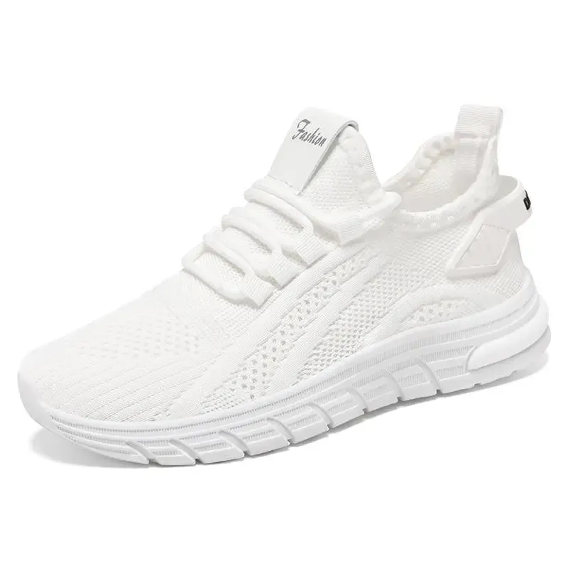 Women Casual Sneakers Lace-up Gym Vulcanized Shoes White Female Footwear Fashion Breathable Walking Mesh Flat Shoes Trainers