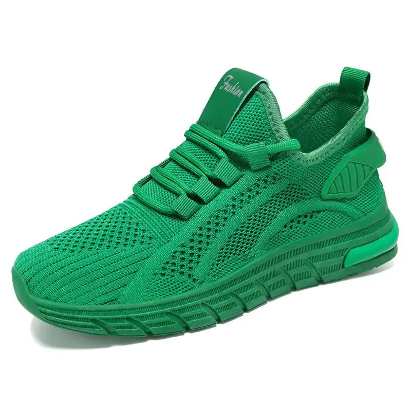 Women Casual Sneakers Lace-up Gym Vulcanized Shoes White Female Footwear Fashion Breathable Walking Mesh Flat Shoes Trainers