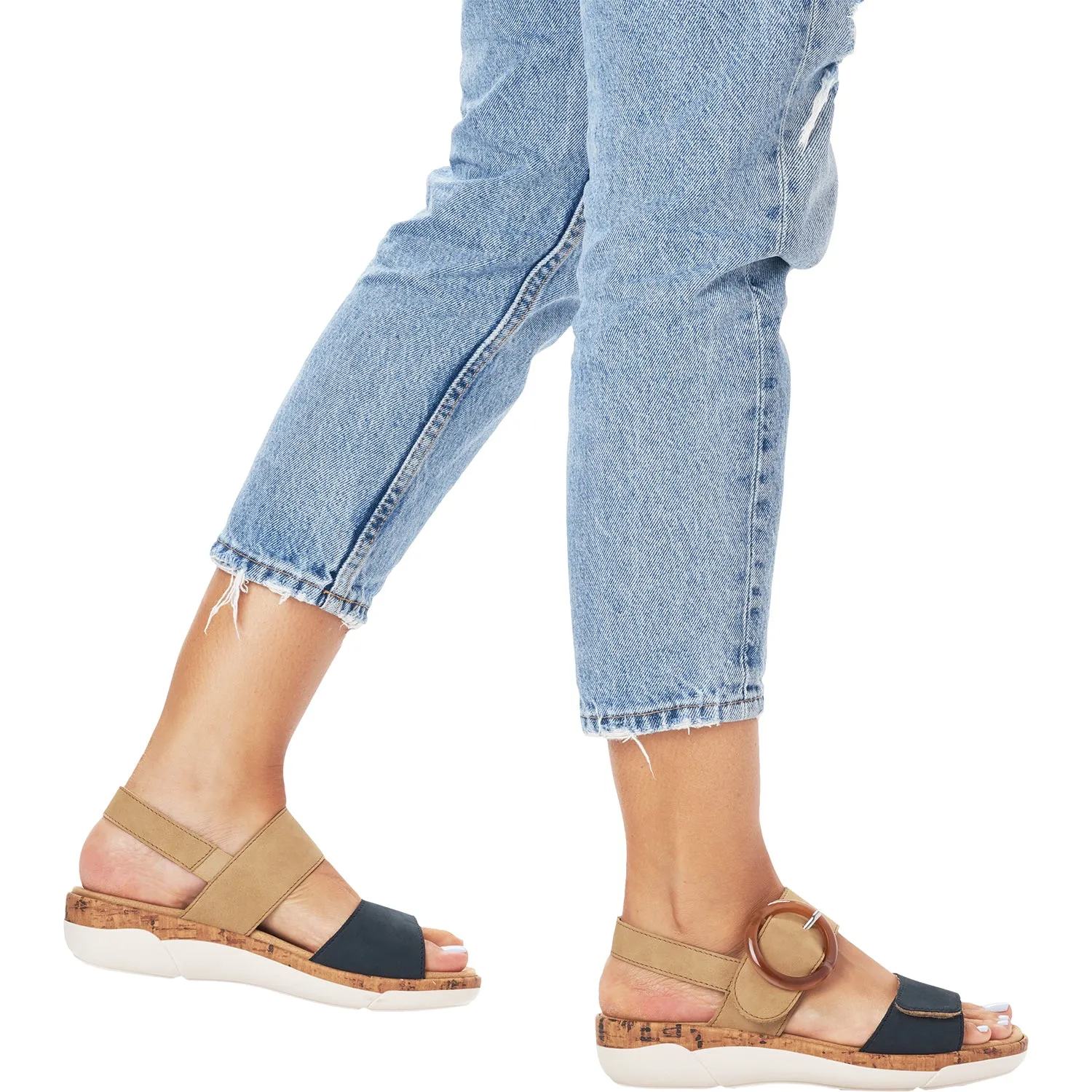 Women's Remonte R6853-60 Jocelyn 53 Pazific/Sand Nubuck