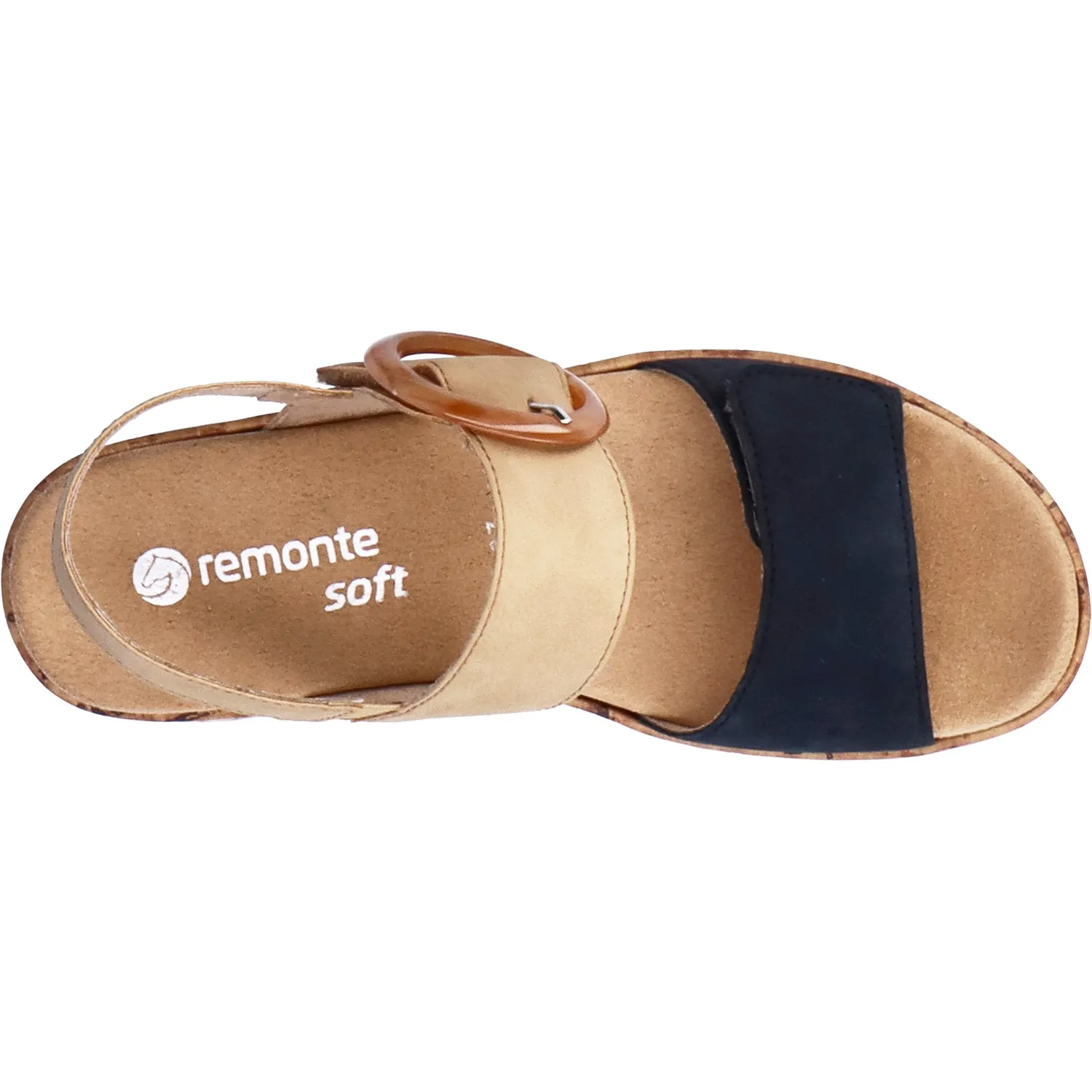 Women's Remonte R6853-60 Jocelyn 53 Pazific/Sand Nubuck