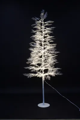 Xmas White Fir Tree 120L Warm White