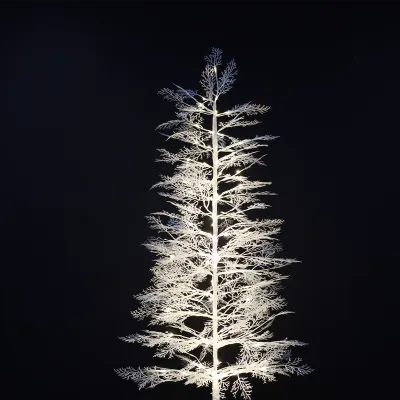 Xmas White Fir Tree 120L Warm White