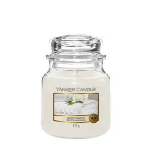 Yankee Candle Medium Jar Fluffy Towels 411g