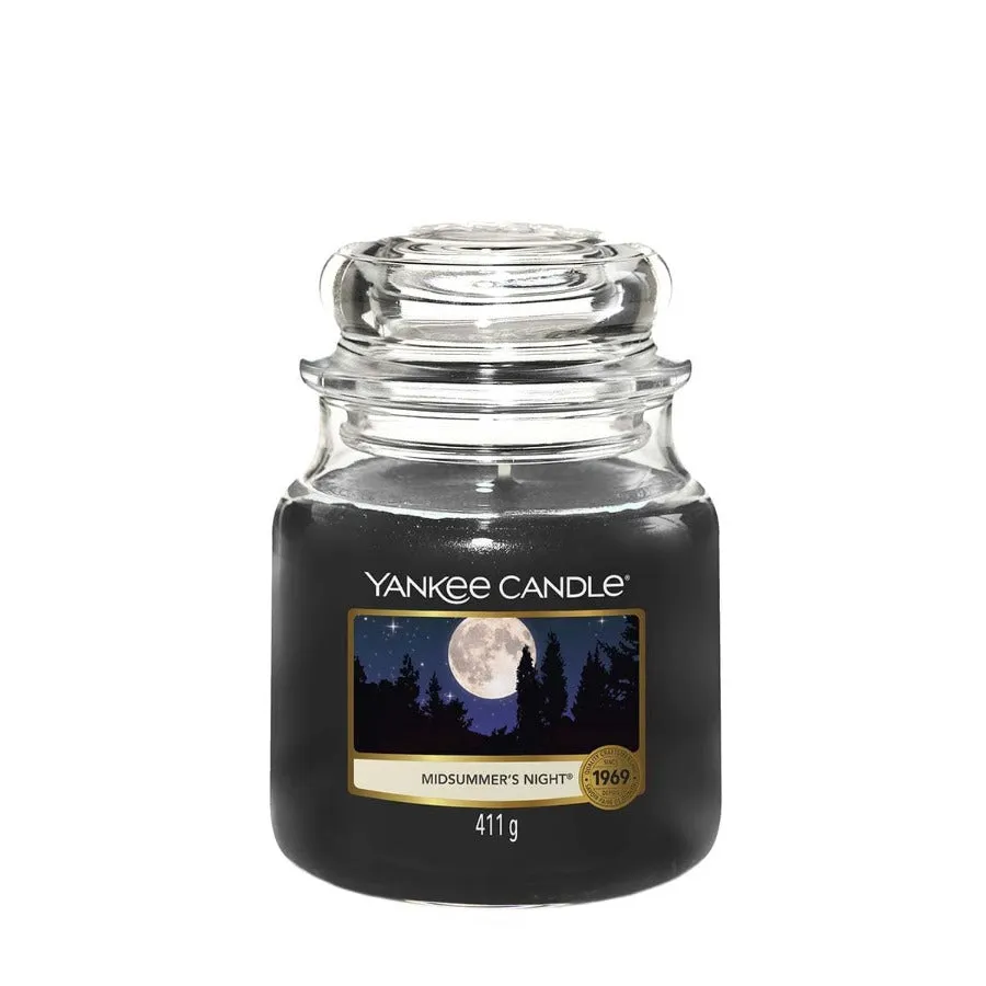 Yankee Candle Medium Jar Midsummers Night 411g