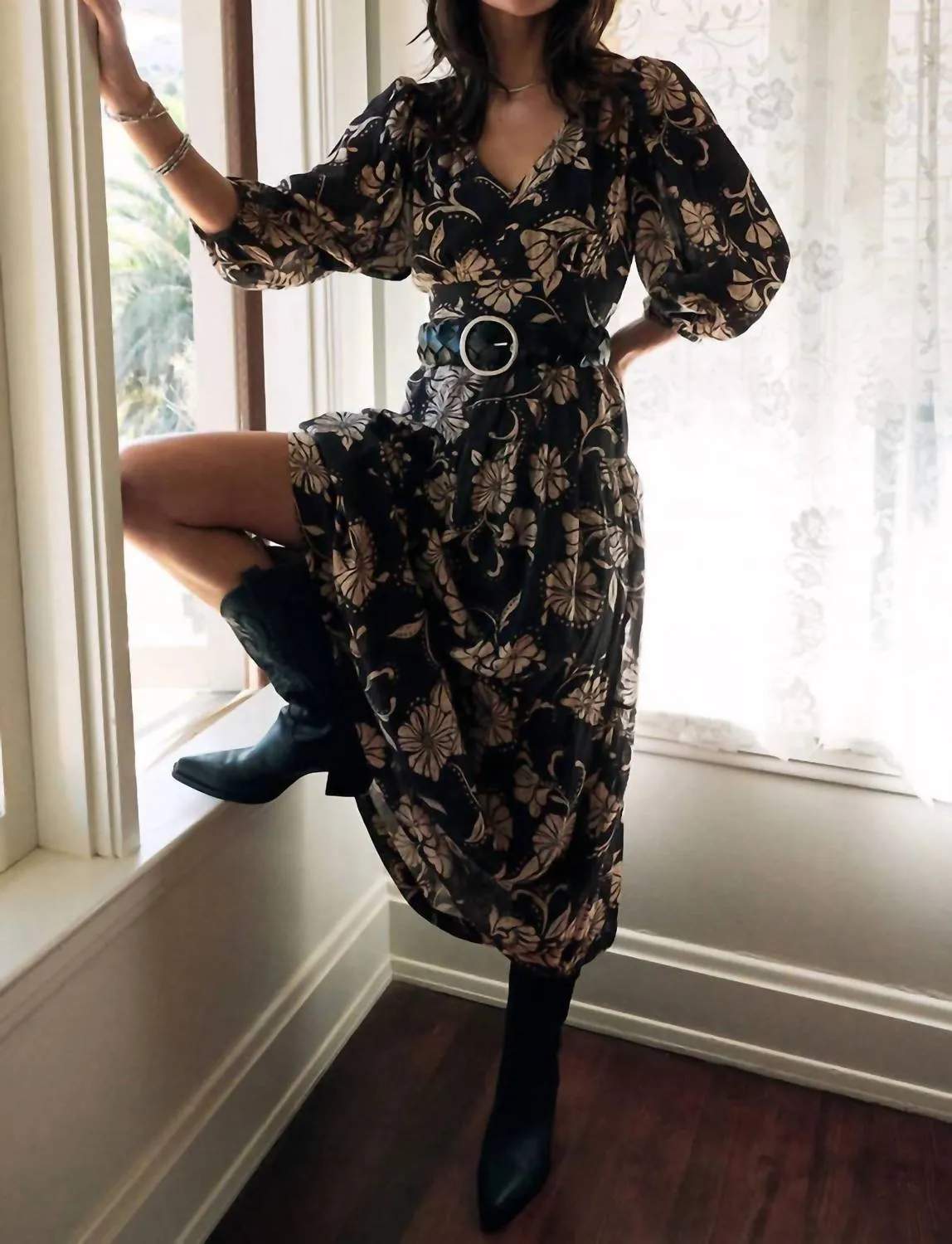 Z Supply - ADELINA ARI FLORAL MIDI DRESS